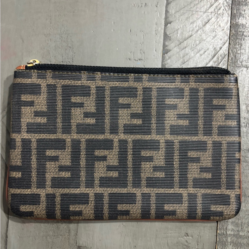 Fendi Vintage Zucca Print Pouch/Clutch - Picture 5 of 5